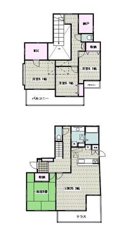 戸塚区原宿戸建の物件間取画像